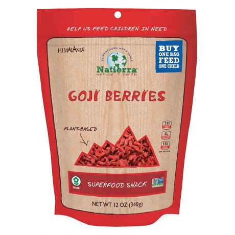 Himalania Goji Berries, Natural Raw (12x12Oz)