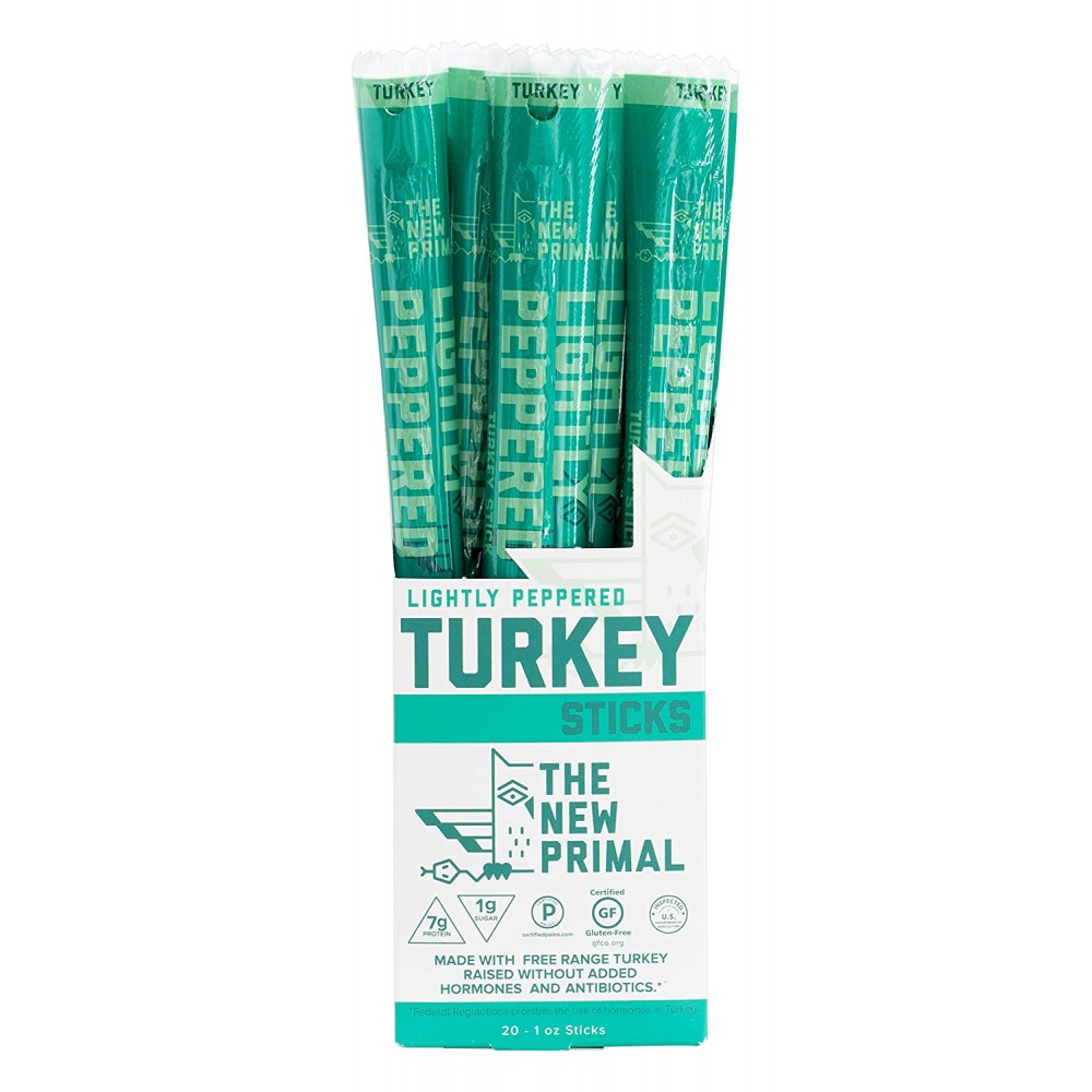 The New Primal Original Free-Range Turkey Sticks (20x1 OZ)