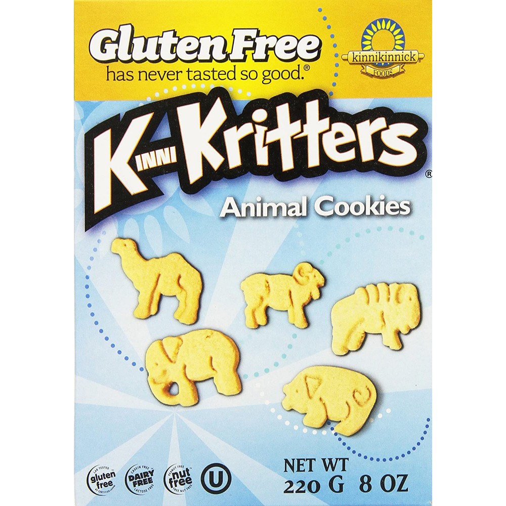 Kinnikinnick Animal Cookies Kinnikrit (6x8 Oz)