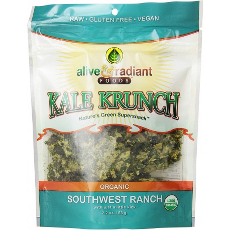 Alive & Radiant Foods Kale Krunch Ranch (12x2.2OZ )