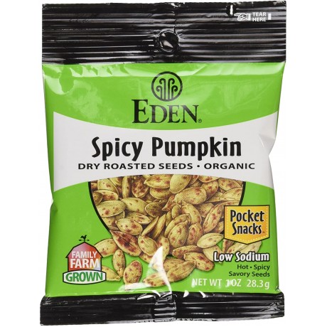 Eden Foods Seeds, Pumpkin, Spicy (12x1 OZ)