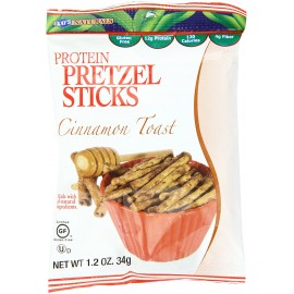 Kay's Naturals Protein Pretzel Sticks Cinnamon Toast 1.2 Oz (6 Pack)