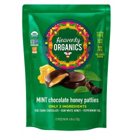 Heavenly Organics Mint Chocolate Honey Patties (6x4.66 OZ)