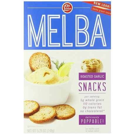 Old London Melba Snacks Roasted Garlic (12x5.25Oz)