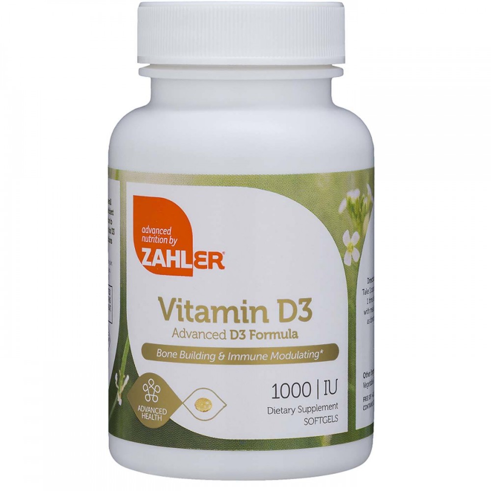 Zahlers Vitamin D3 - 1000 IU 250 softgels