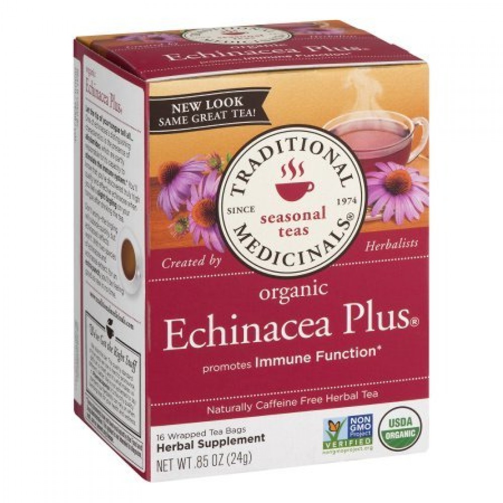 Traditional Medicinals Echinacea Pls Tea (6x16 Bag)