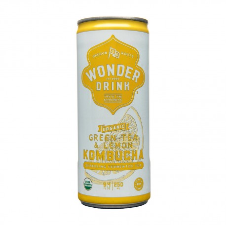 Kombucha Wonder Drink Green Tea Lemon (24x8.4Oz)