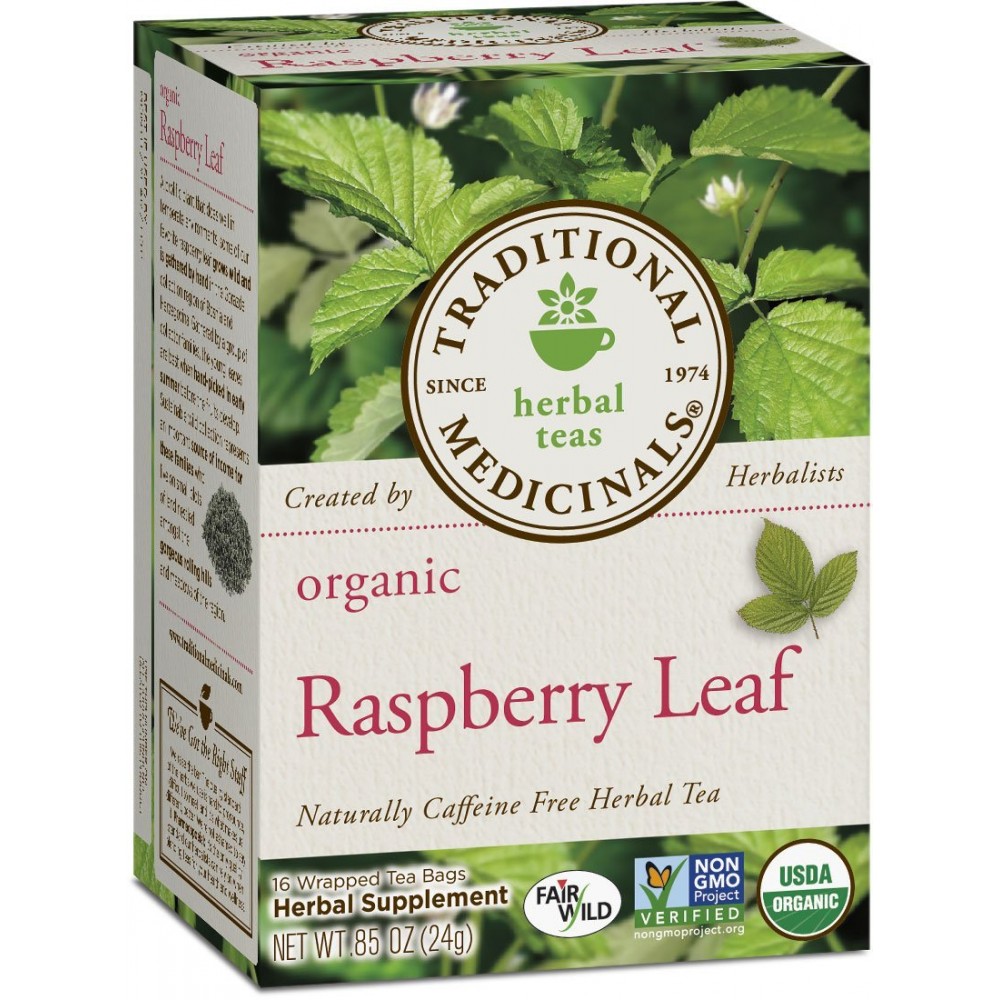 Traditional Medicinals Raspberry Leaf Tea (1x16 Bag)