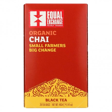 Equal Exchange Black Chai (6x20 Bag) 