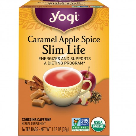 Yogi Teas Caramel Apple Spice Snack Tea (6x16 Bag)