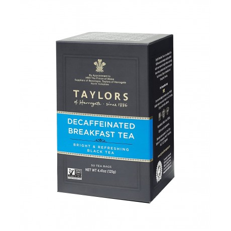 Taylors Of Harrogate Decaffeinated Breakfast Tea (6x50BG )