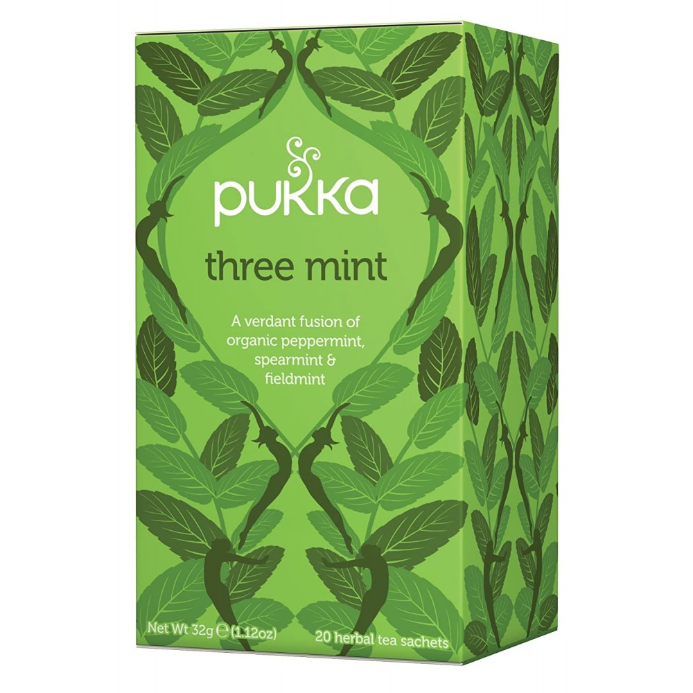 Pukka Herbs Organic Three Mint Tea (6X20 Bag )