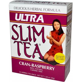 Hobe Labs Ultra Slim Tea Cran-Raspberry (1x24 Tea Bags)