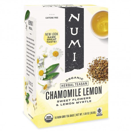 Numi Tea Chamomile Lemon Herbal Tea (6x18 Bag)