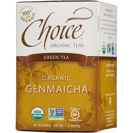 Choice Organic Teas Org Green Tea Toasted Brown Rice (6x16 Bag)