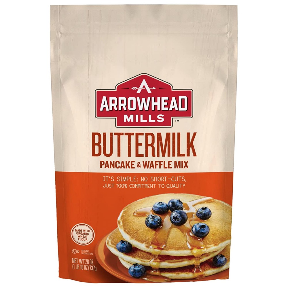 Arrowhead Mills Organic Buttermilk Pancake & Waffle Mix (6x26 OZ)