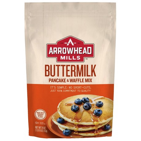 Arrowhead Mills Organic Buttermilk Pancake & Waffle Mix (6x26 OZ)