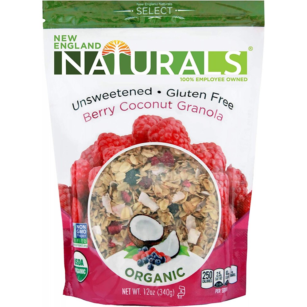 New England Naturals Berry Coconut Granola Uns (6x12OZ )