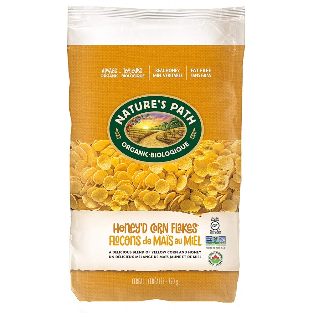 Nature's Path Honey'd Corn Flake Cereal (6x26.4 Oz)