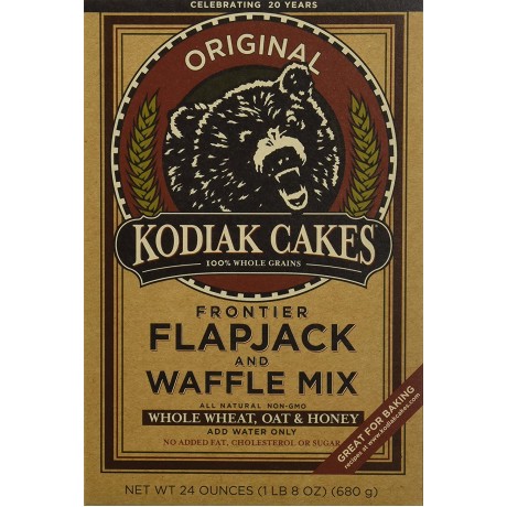 Kodiak Cakes Whole Wheat Honey Oat Flapjack/Waffle Mix (6x24 Oz)