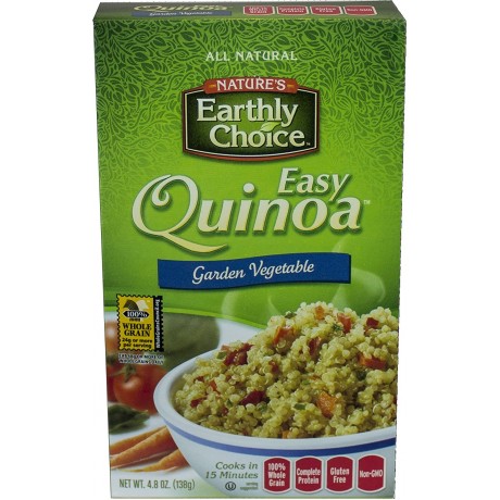 Nature's Earthly Choice All Natural Organic Easy Quinoa, Garden Vegetable (6x4.8Oz)