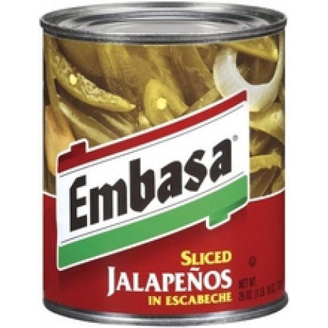 Embasa Jalapeno, Nacho Sliced (12x11 Oz)