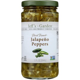 Jeff's Naturals Diced Tamed Jalapeno Peppers (6x12 OZ)