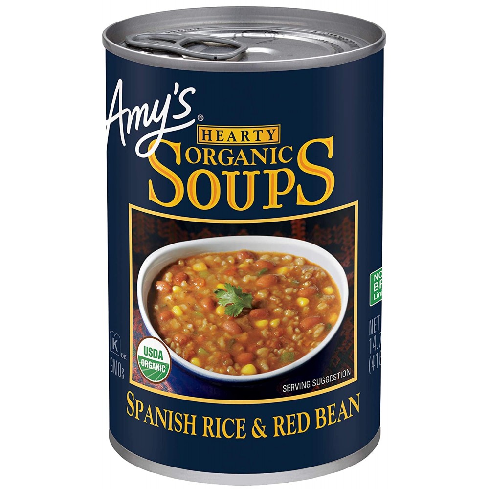 Amy's Spanish Rice/Red Bean Soup (12x14.7OZ )