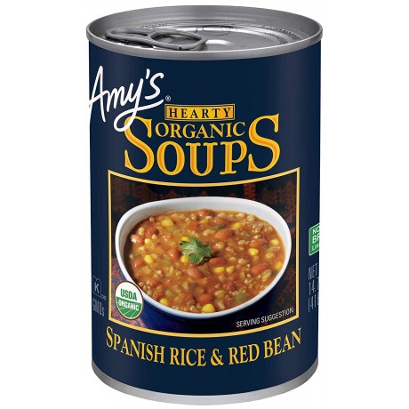 Amy's Spanish Rice/Red Bean Soup (12x14.7OZ )