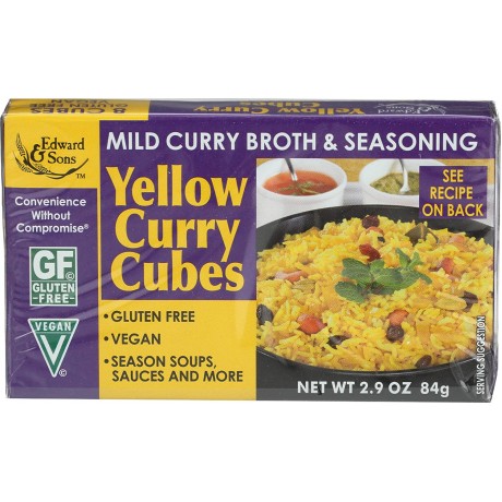 Edward & Sons Yellow Curry Boulln Cube (12x2.9OZ )